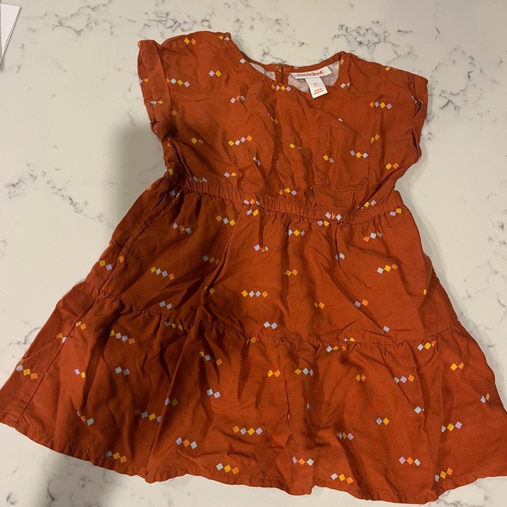Lot of 3 Cat and Jack Fall Toddler Dresses - Picture 3 of 4